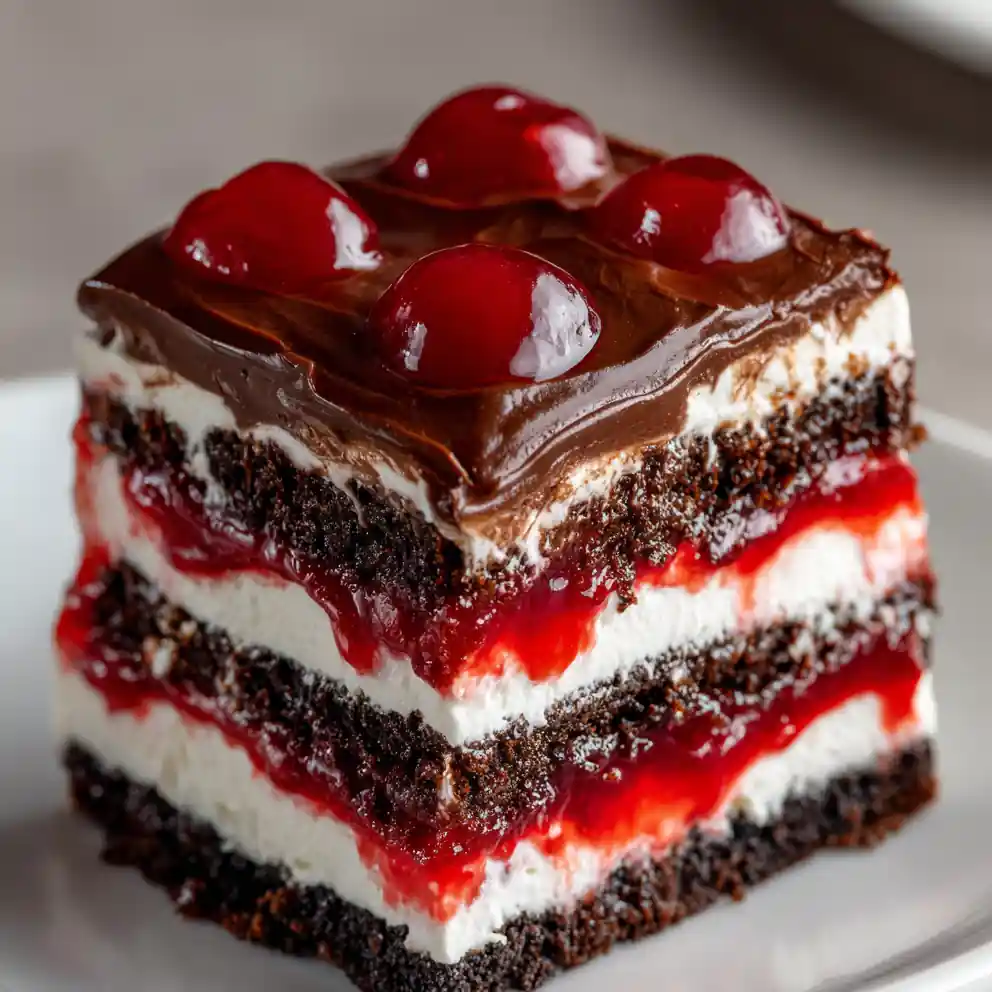 Chocolate Lasagna Recipe Cherry Stripe Frosting 1760375858.2231905