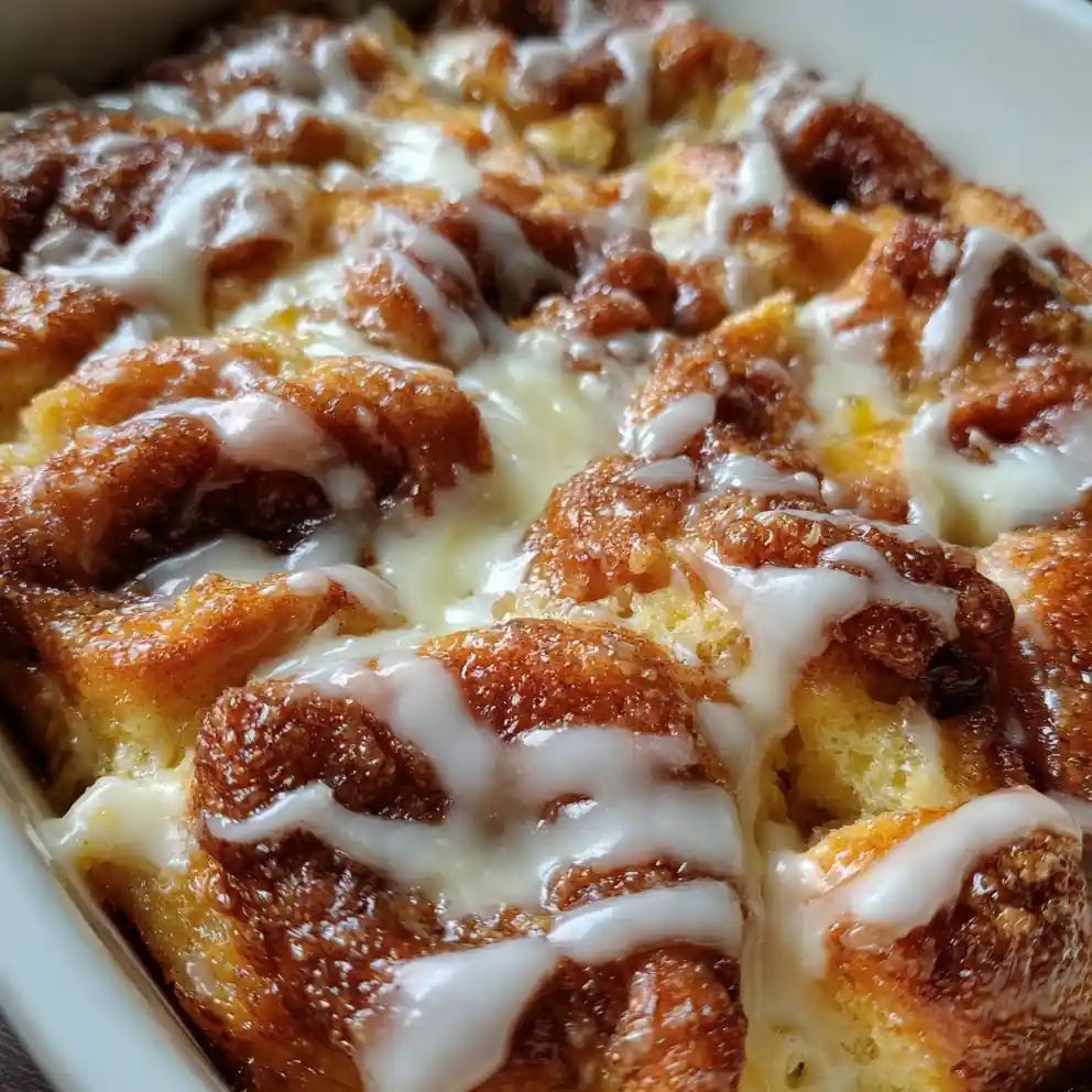 Cinnamon Roll Casserole Recipe Cream Cheese Icing Swirl 1760574629.208175