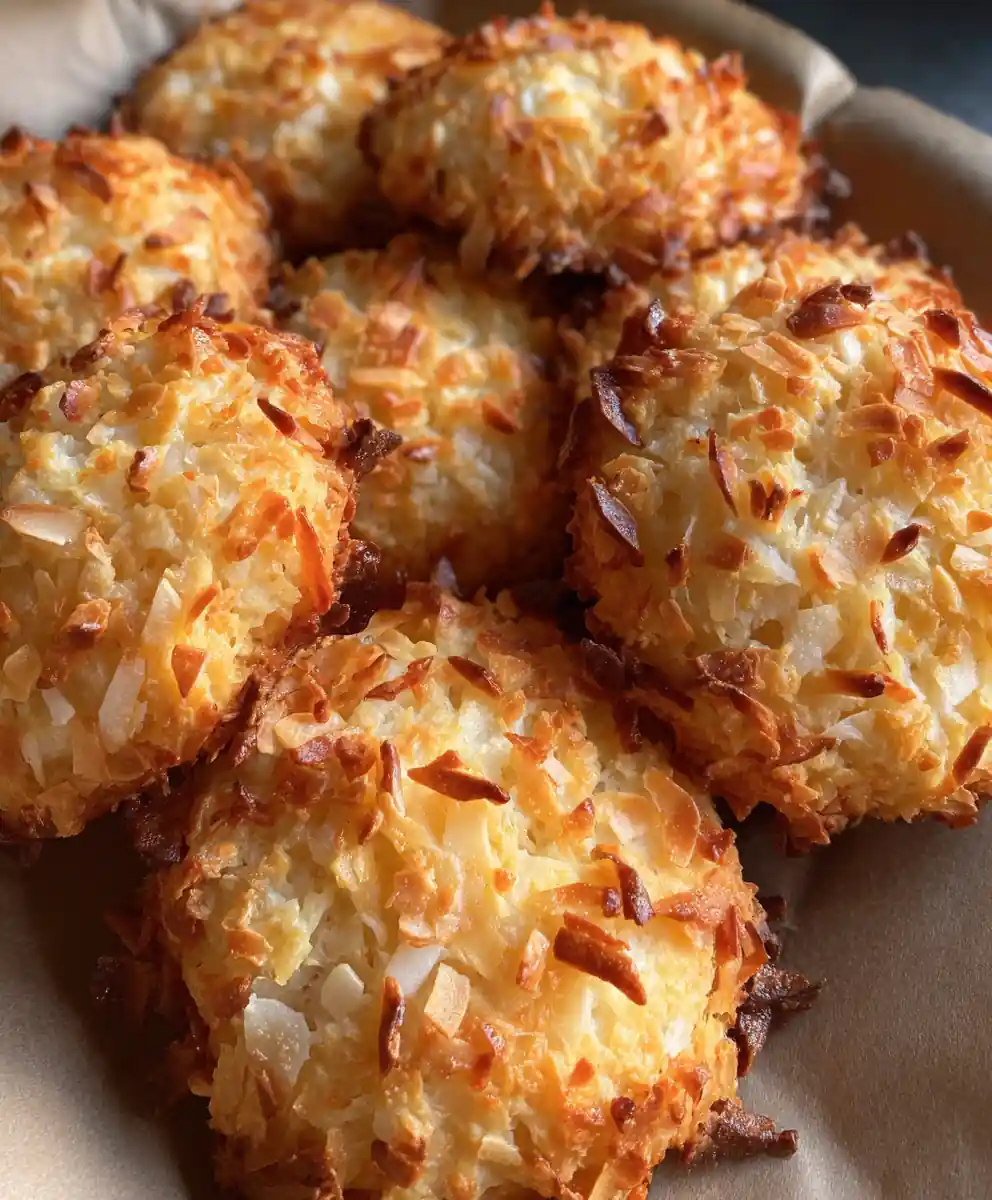 coconut cookies recipe Toasted Golden Shreds