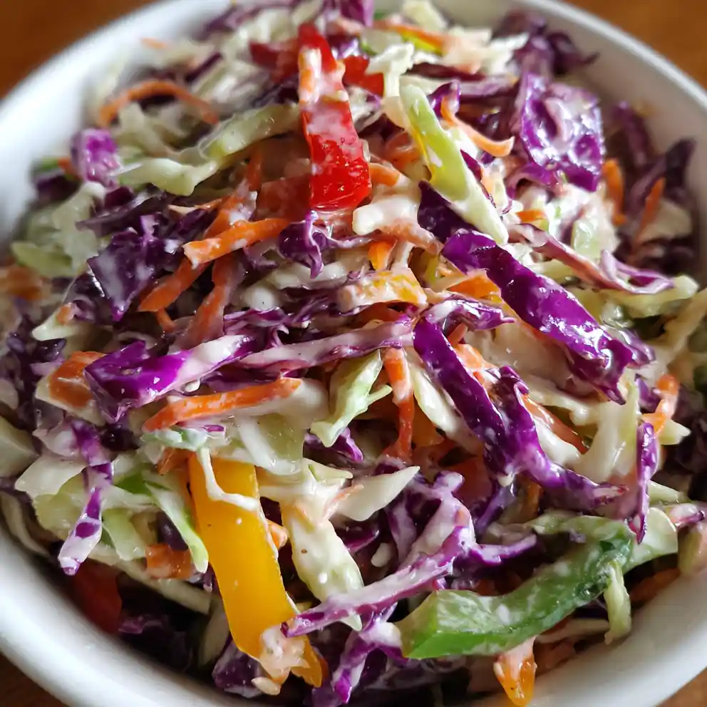 coleslaw recipe Purple Cabbage Confetti