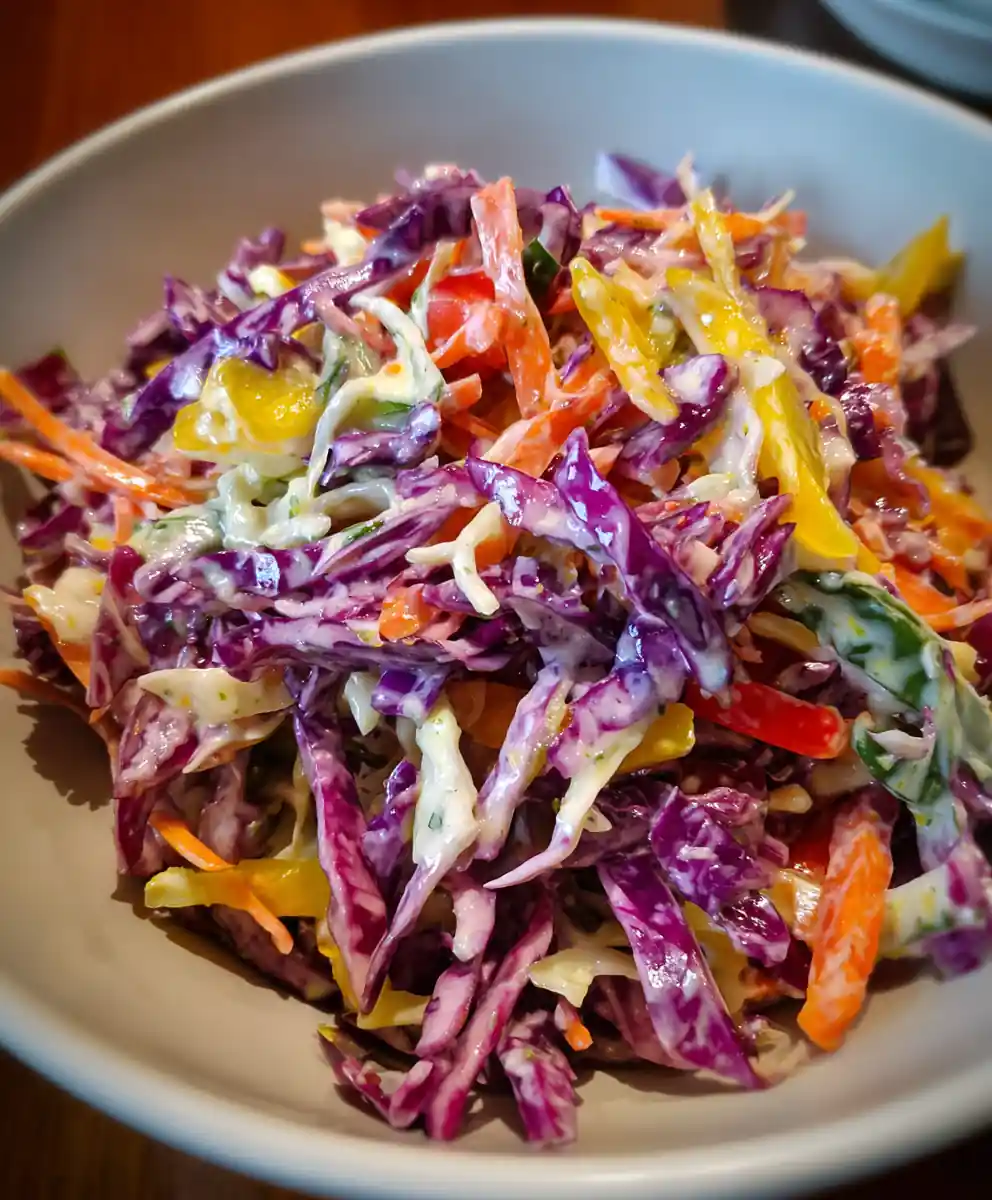 coleslaw recipe Purple Cabbage Confetti
