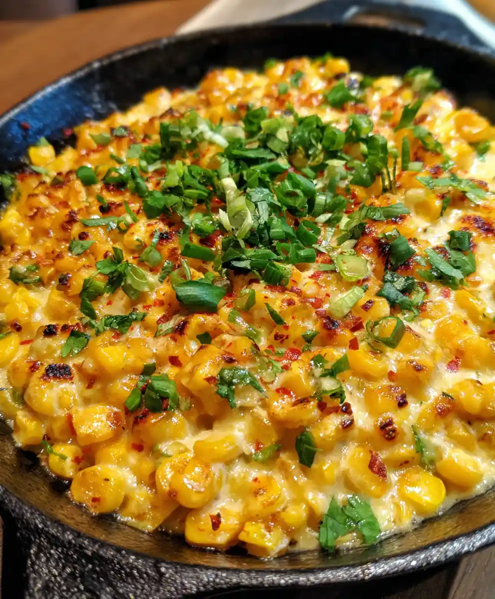 corn cheese recipe Skillet Corn Pull with Chili Flakes