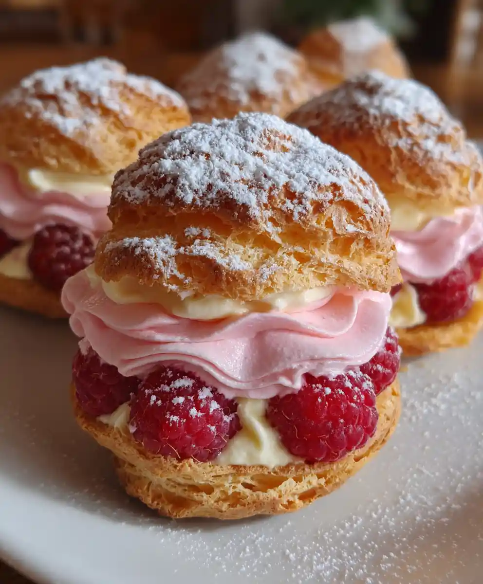 cream puffs recipe Raspberry Sugar Kiss