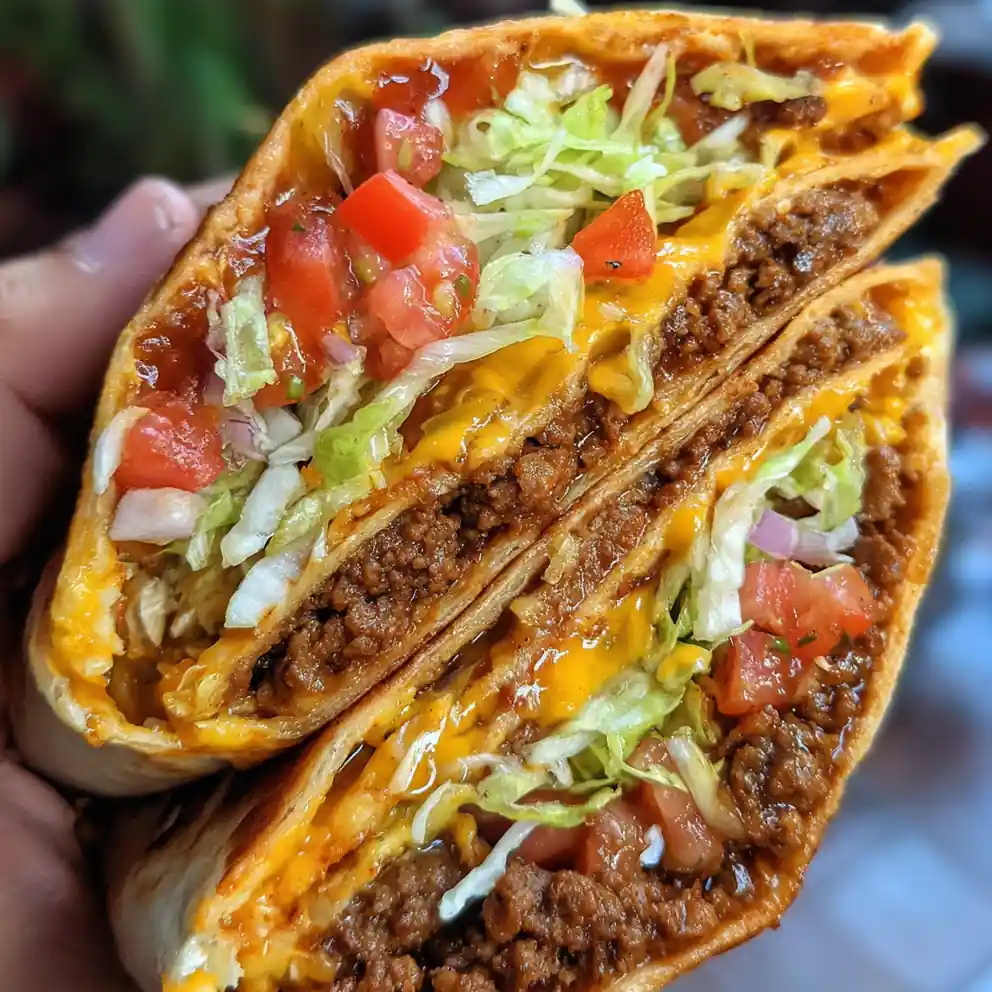 crunch wrap supreme recipe Salsa Roja Layers