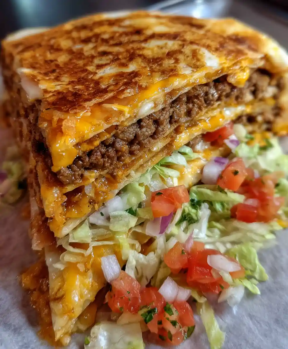 crunch wrap supreme recipe Salsa Roja Layers