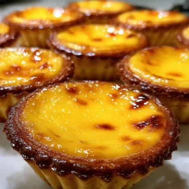 Egg Tart Recipe With Saffron Yellow Custard Shine 1761299925.0604374