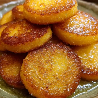 Fried Cornbread Recipe Skillet Disks With Honey Butter Glaze 1761425683.3795094