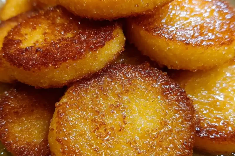 Fried Cornbread Recipe Skillet Disks With Honey Butter Glaze 1761425683.3795094