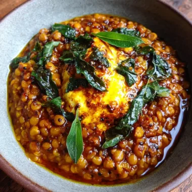 Green Lentil Recipe With Turmeric Gold Tadka Drizzle 1761302486.3386867