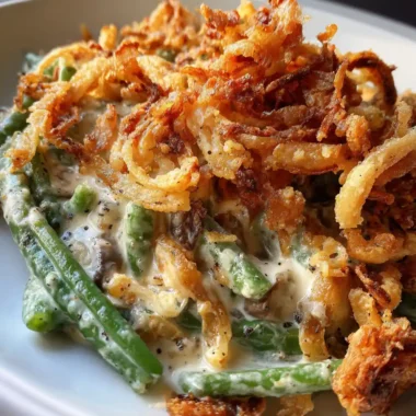 Greenbean Casserole Recipe Crispy Onion Golden Top 1761944762.8919895