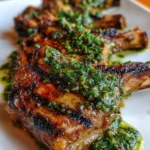 Grilled Lamb Chops Recipe Herb Green Chimichurri Drizzle 1760545470.5223298