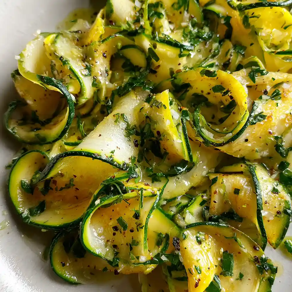 grilled zucchini recipe Lemon Herb Ribbons