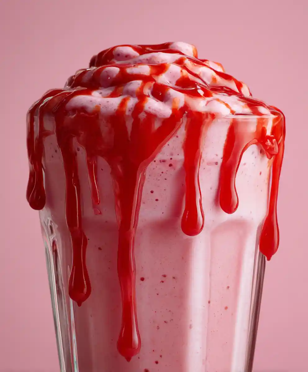 hailey bieber smoothie recipe Strawberry Glaze Pink Smoothie