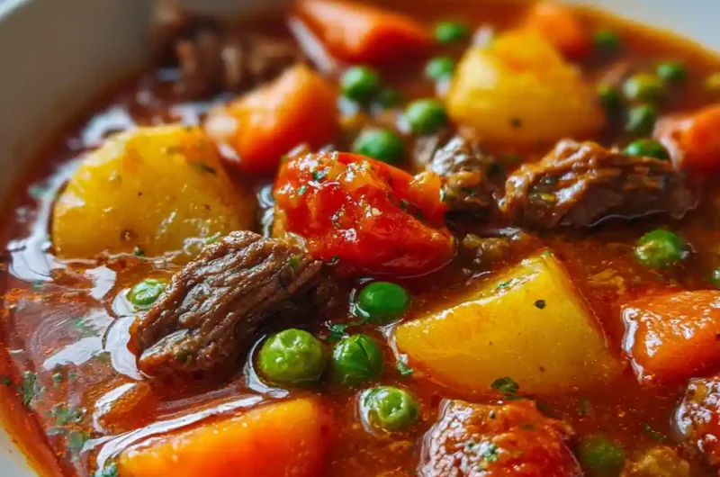 Hamburger Stew Recipe With Bright Tomato Chunks 1761304710.7104394