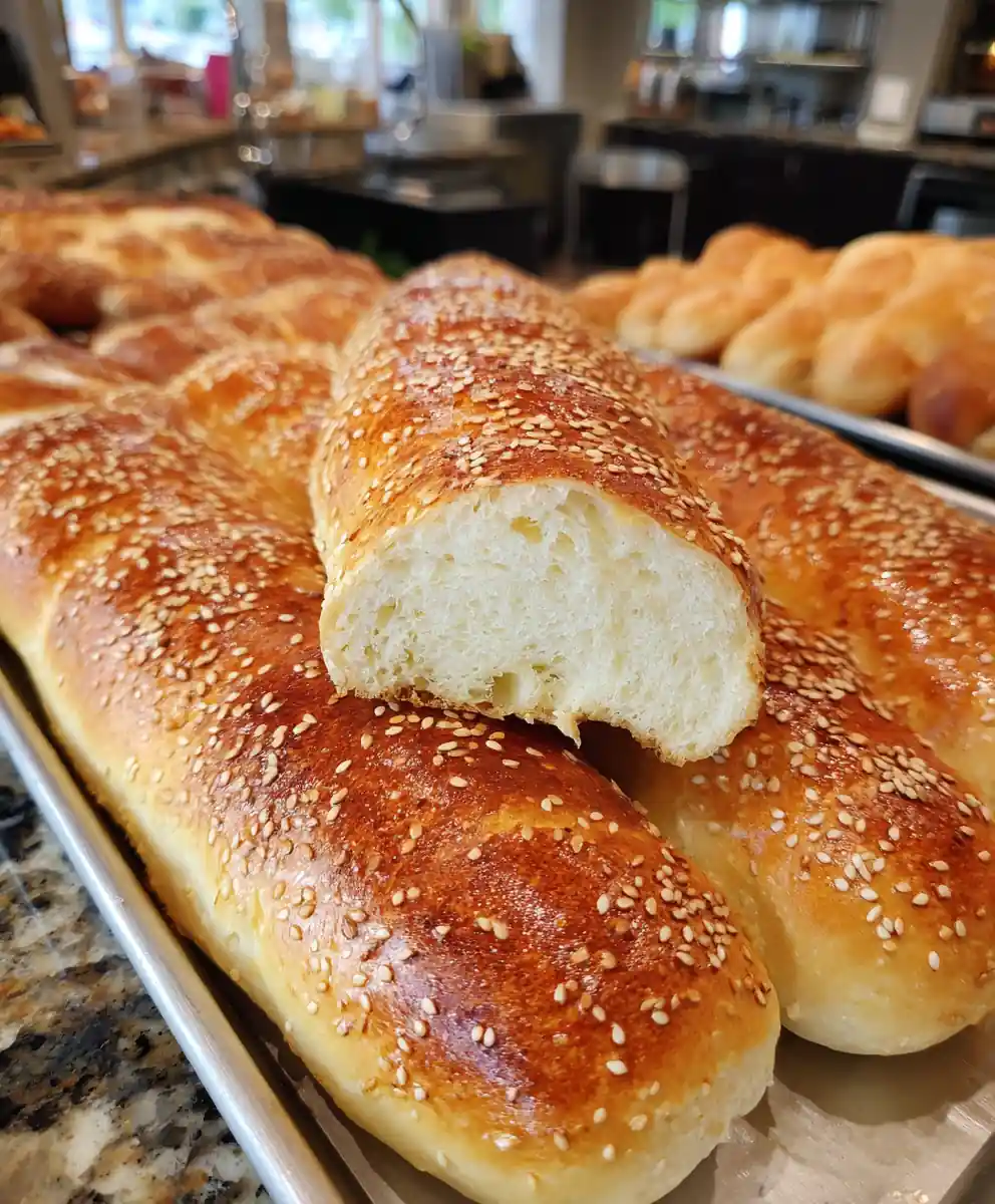 hoagie roll recipe Sesame Golden Crust