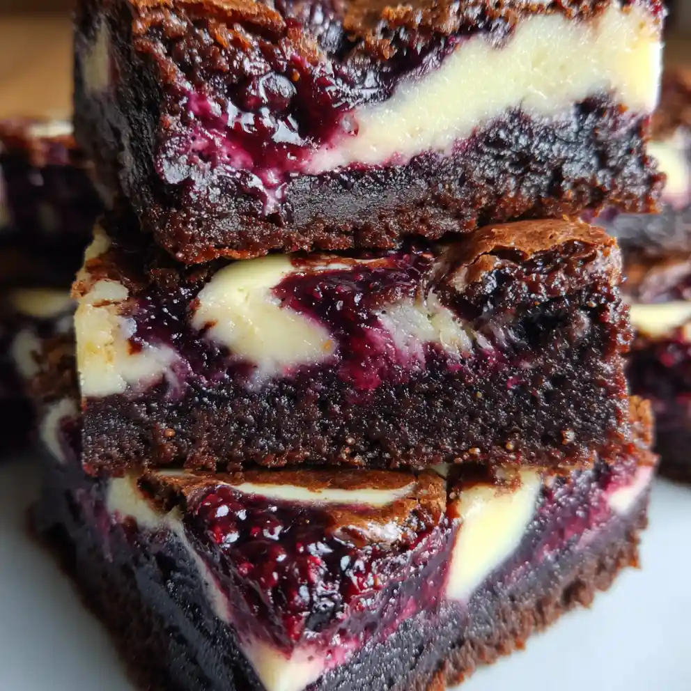homemade brownie recipe Blackberry Marble Sheet
