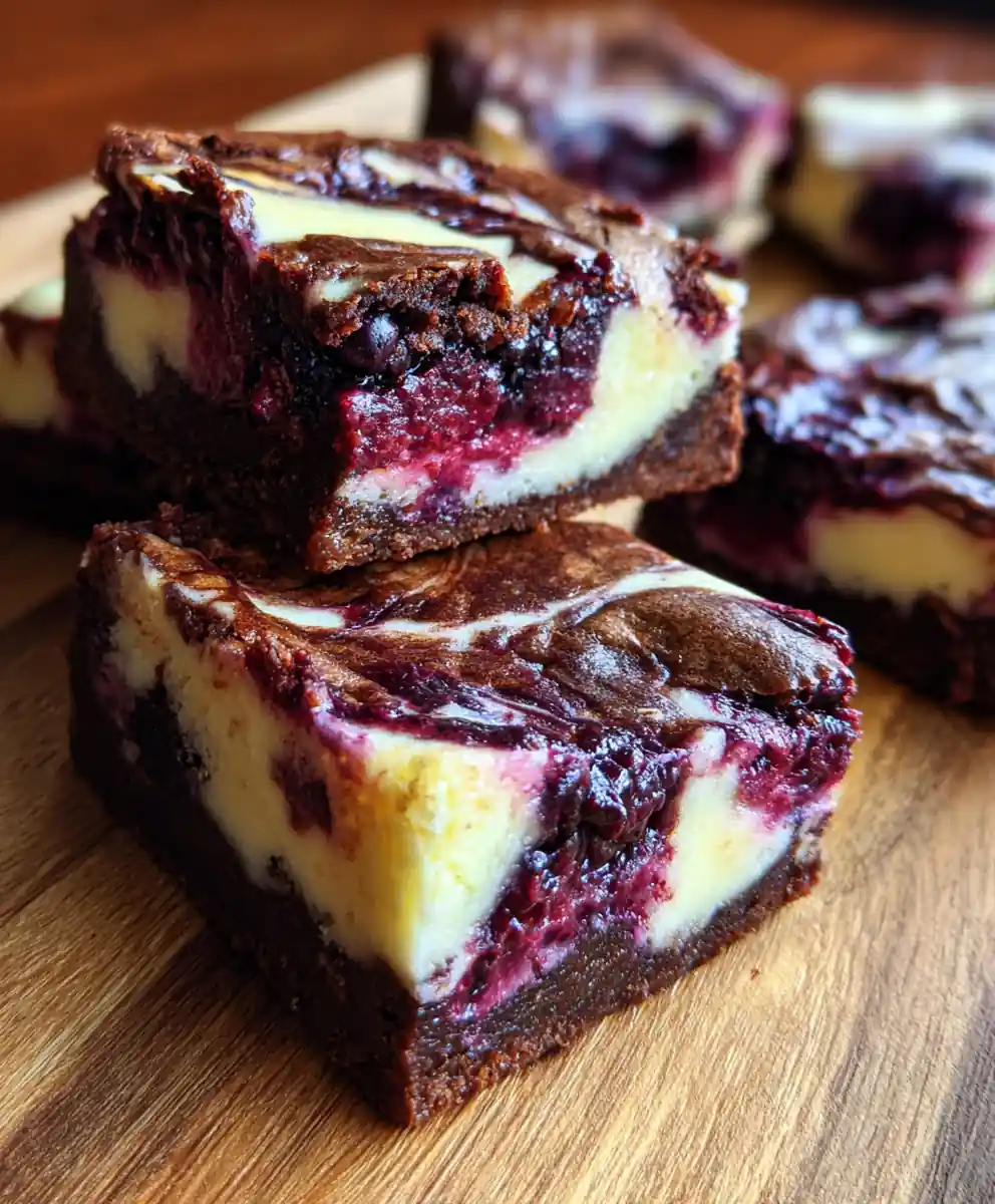homemade brownie recipe Blackberry Marble Sheet