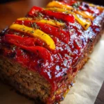 Homemade Meatloaf Recipe Ketchup Glazed Loaf With Charred Pepper Stripes 1761400905.0208762