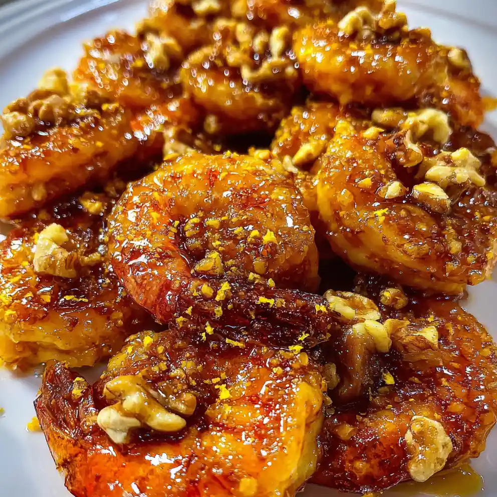 honey walnut shrimp recipe Orange Zest Glaze