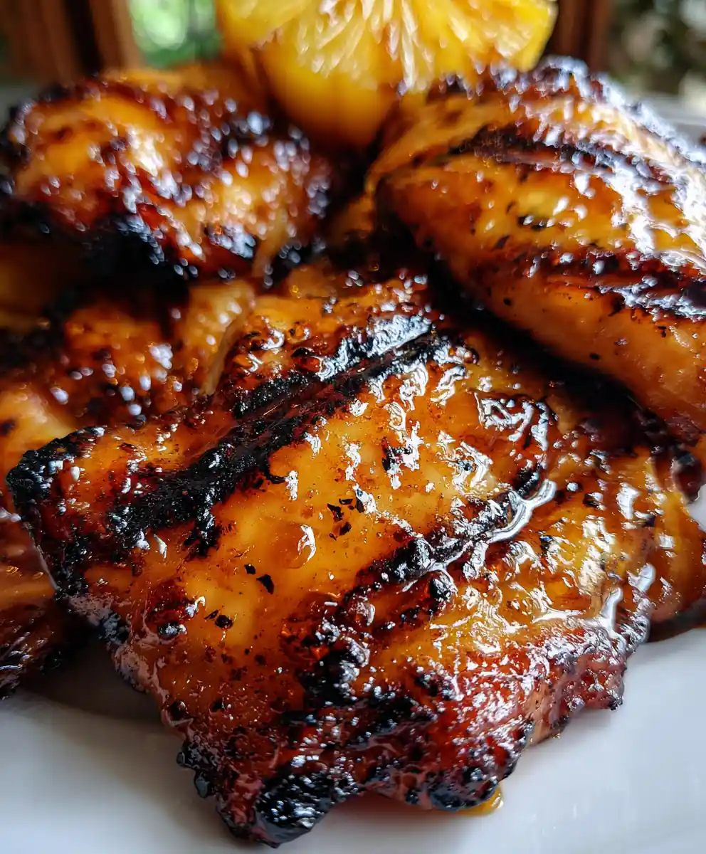 huli huli chicken recipe Pineapple Ginger Glaze