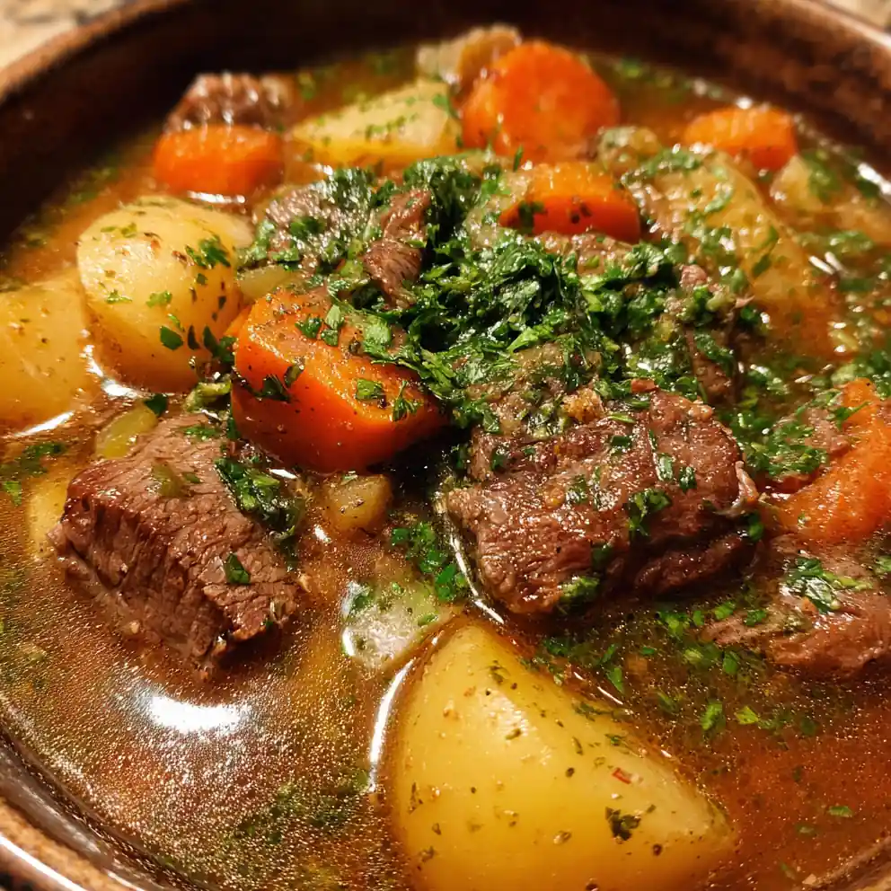irish stew recipe Parsley Gremolata Green