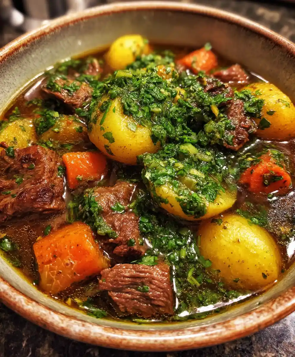 irish stew recipe Parsley Gremolata Green