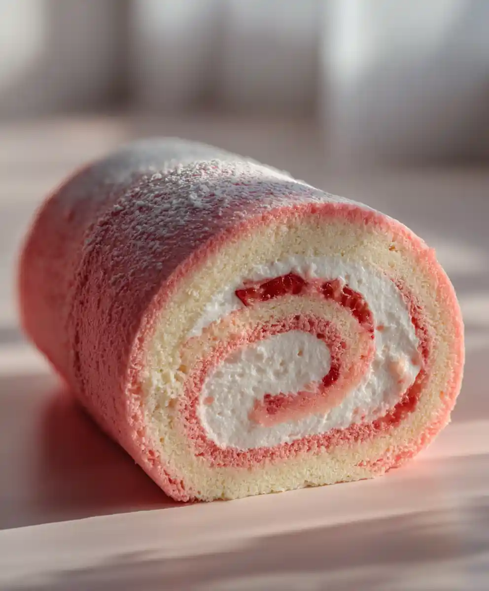 jelly roll recipe Strawberry Ombre Spiral