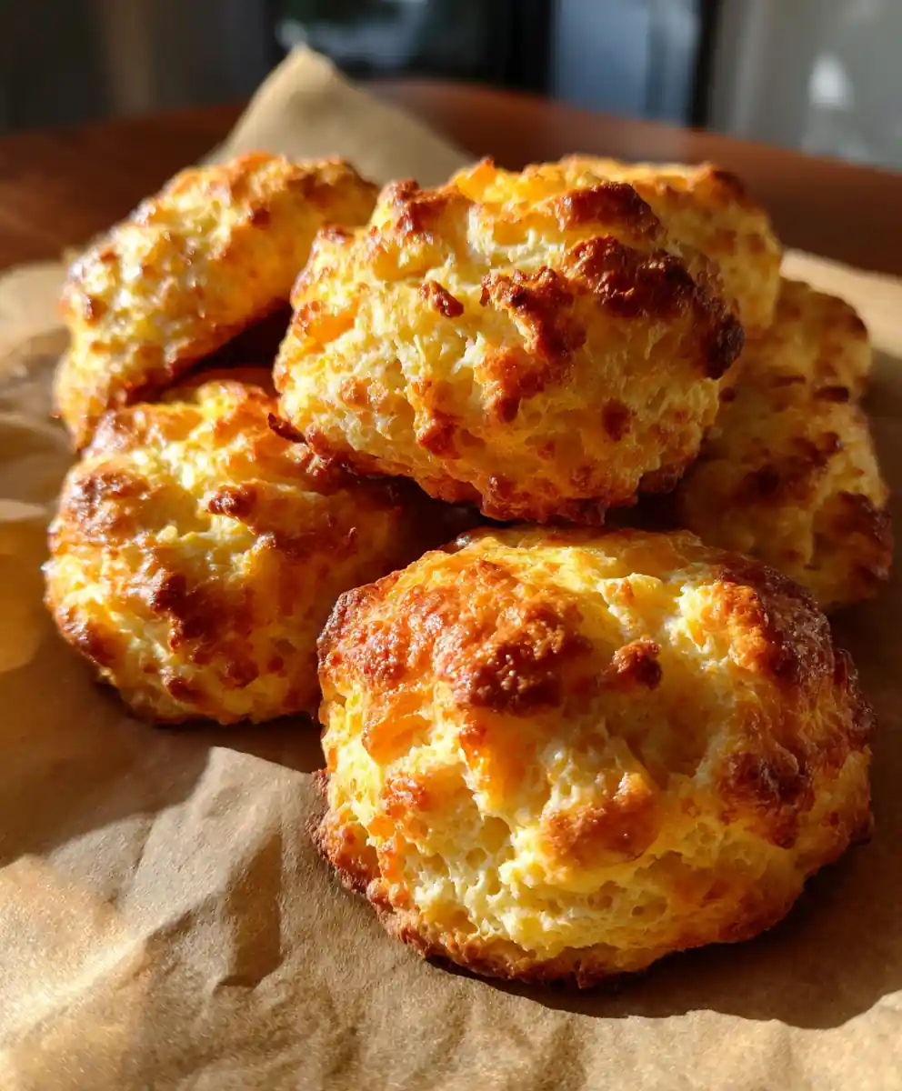keto biscuit recipe Golden Cheddar Drop
