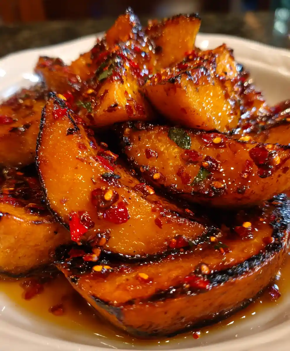 koginut squash recipe Maple Chili Glaze