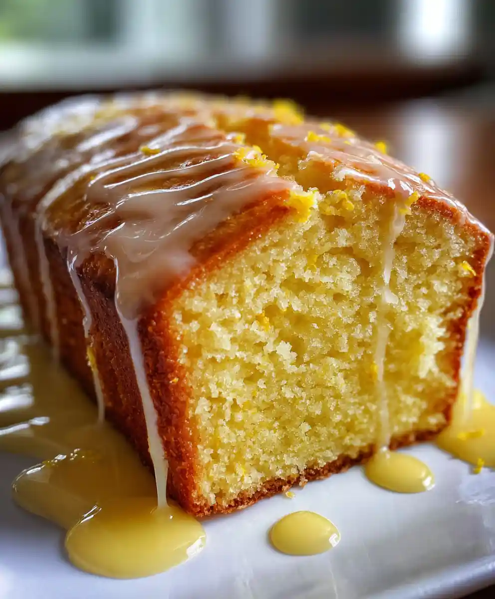 lemon bread recipe with Sunny Yellow Lemon Glaze