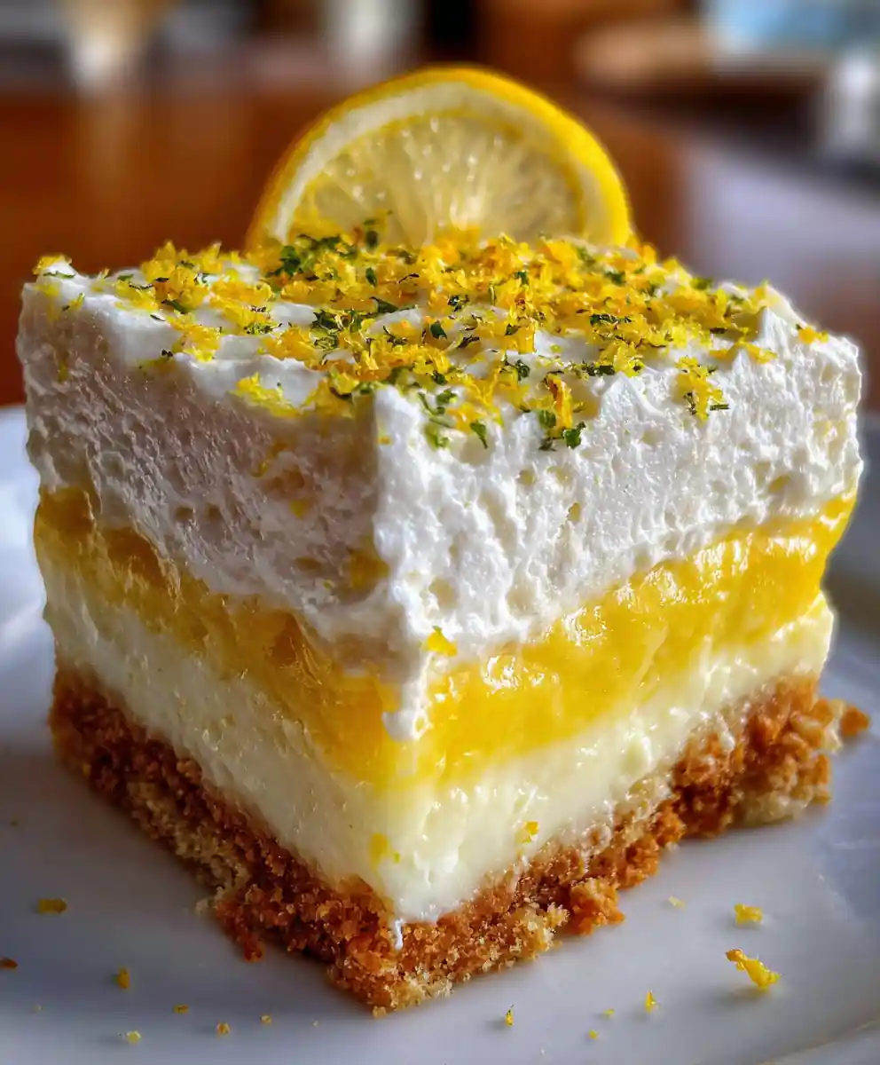 lemon lush recipe Bright Lemon Layered Squares