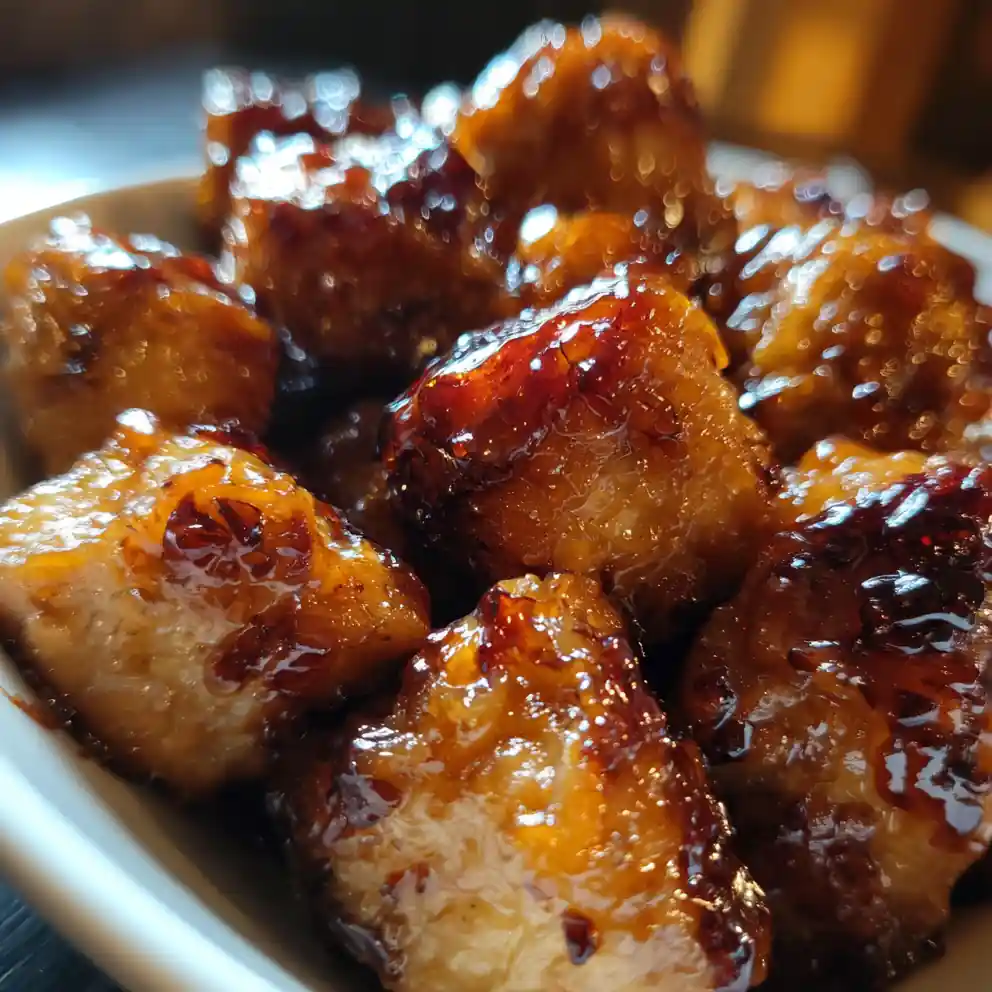 lions mane mushroom recipe Miso Caramel Glaze