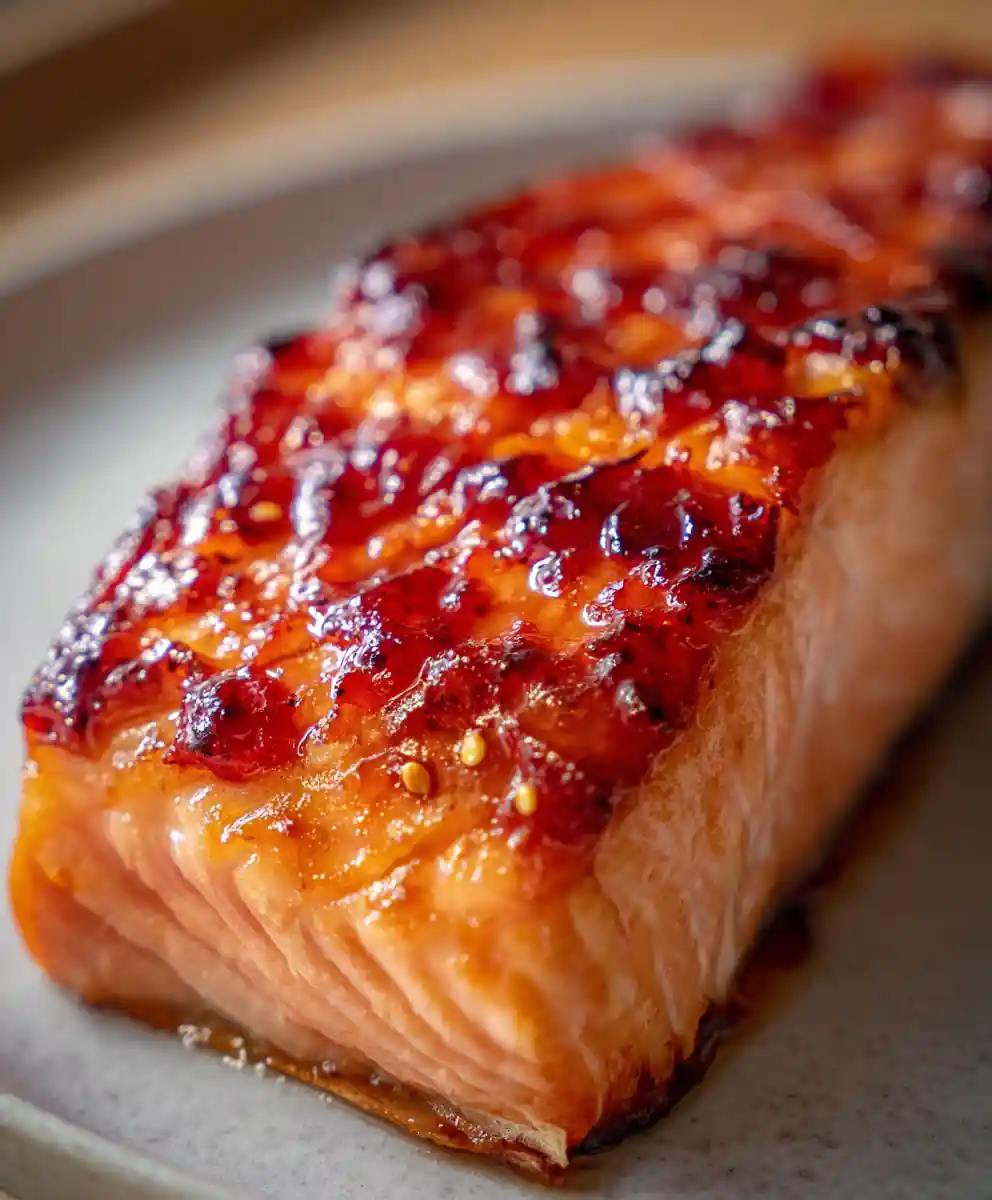 marinated salmon recipe Gochujang Red Glaze