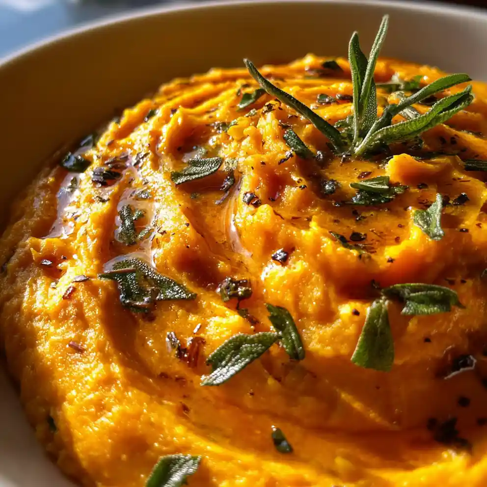 mashed butternut squash recipe Brown Butter Sage Swirl