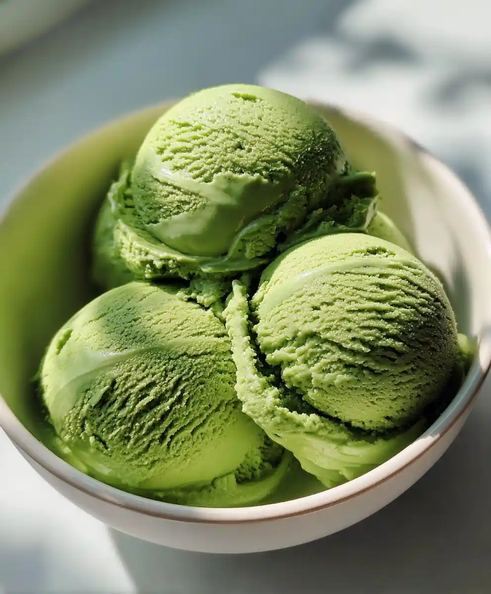 matcha ice cream recipe Jade Ripple No Churn