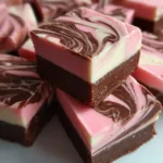 Microwave Fudge Recipe Two Tone Chocolate And Strawberry Ribbon 1761399587.311937