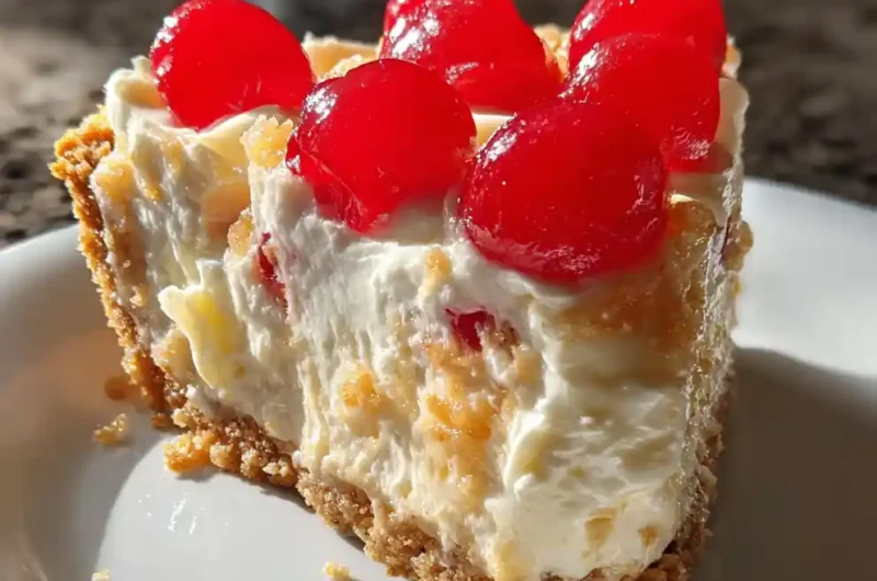 Millionaire Pie Recipe Cherry Crowned Coconut Cream Slice 1761421260.142166