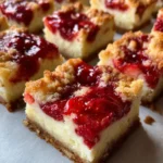 Ooey Gooey Butter Cake Recipe Strawberry Coulis Ribbon 1760718986.2925222