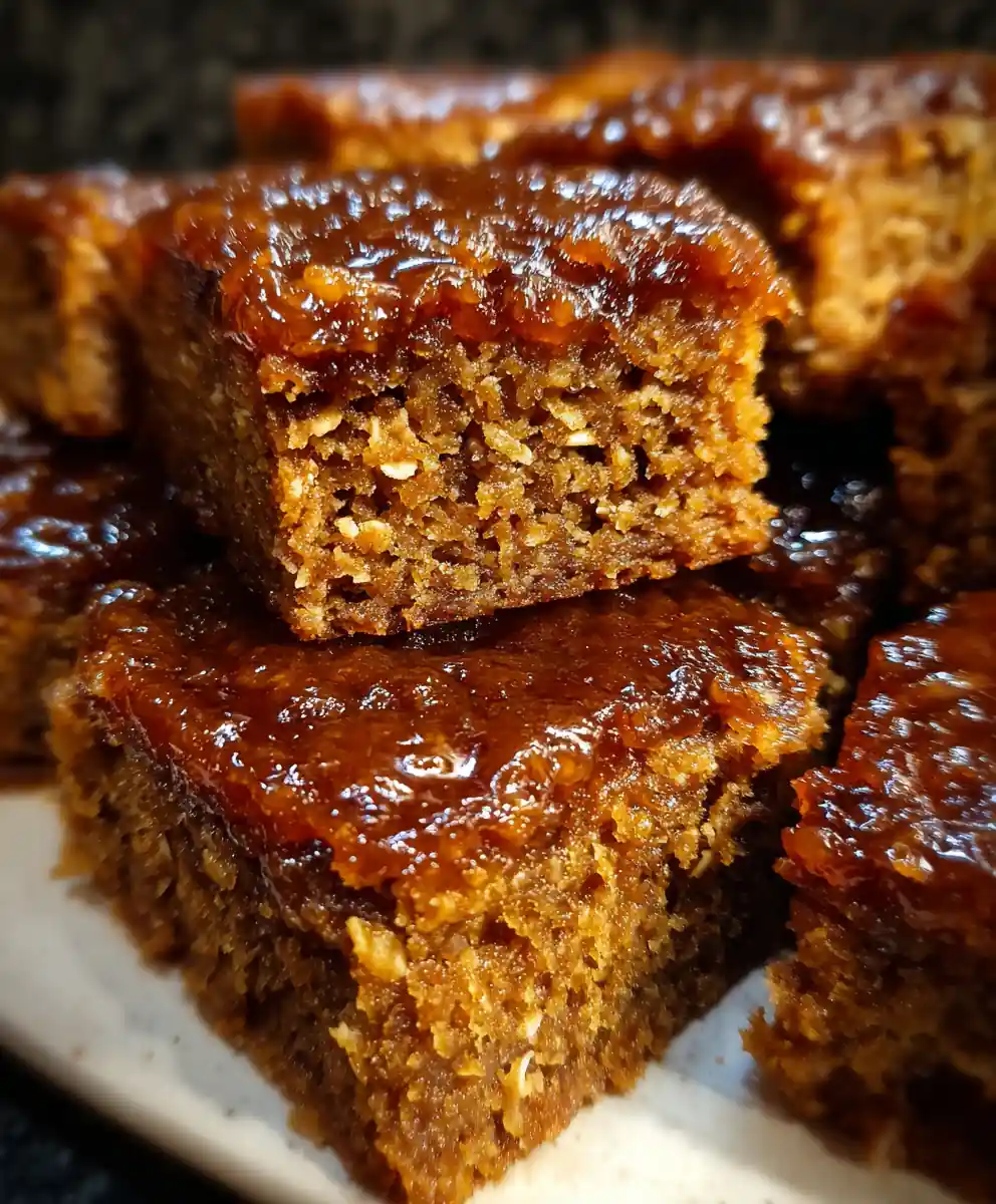 parkin recipe Treacle-Dark Squares With Amber Ginger