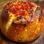 Peasant Bread Recipe Rustic Round With Tomato Chili Stain 1761426667.9340491