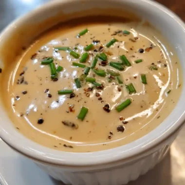 Pepper Gravy Recipe Black Pepper Cream With Chive Streaks 1761849308.0809758
