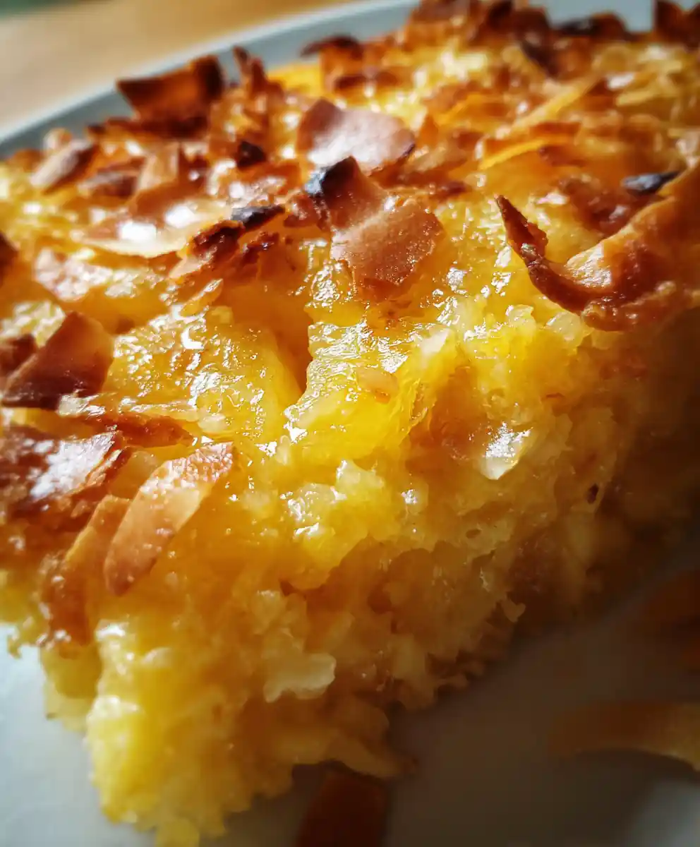 pineapple casserole recipe Cheddar Crown With Toasted Coconut