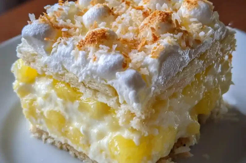 Pineapple Fluff Recipe Sunny Layers With Toasted Coconut 1761516108.696592