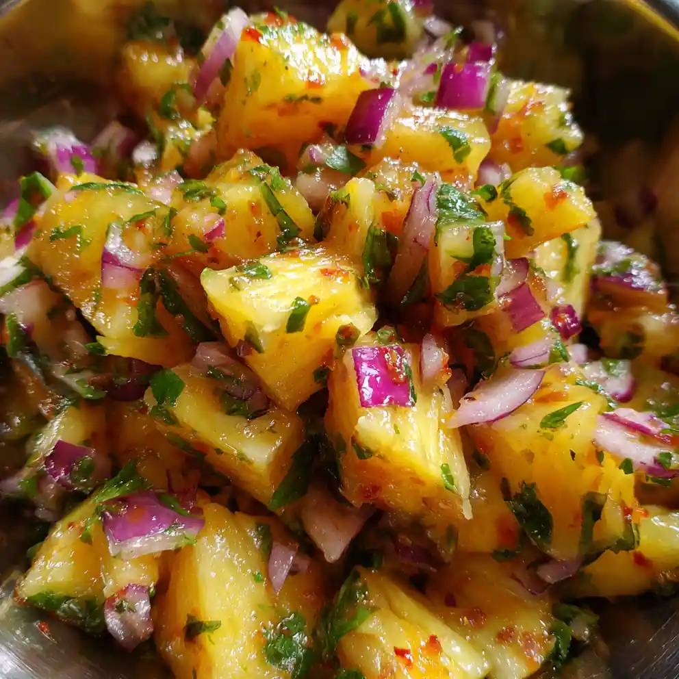 Pineapple Salsa Recipe Red Onion Jalapeno And Lime Glow 1760372780.2697132