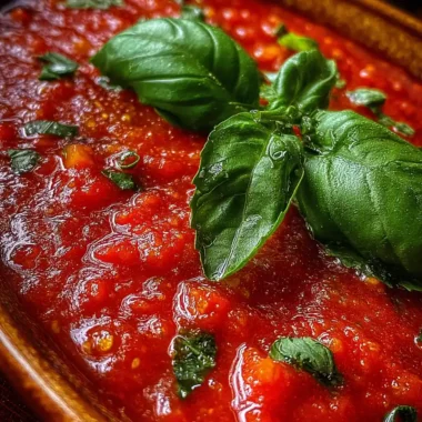 Pomodoro Sauce Recipe Bright Tomato Red With Basil 1761528014.2865956