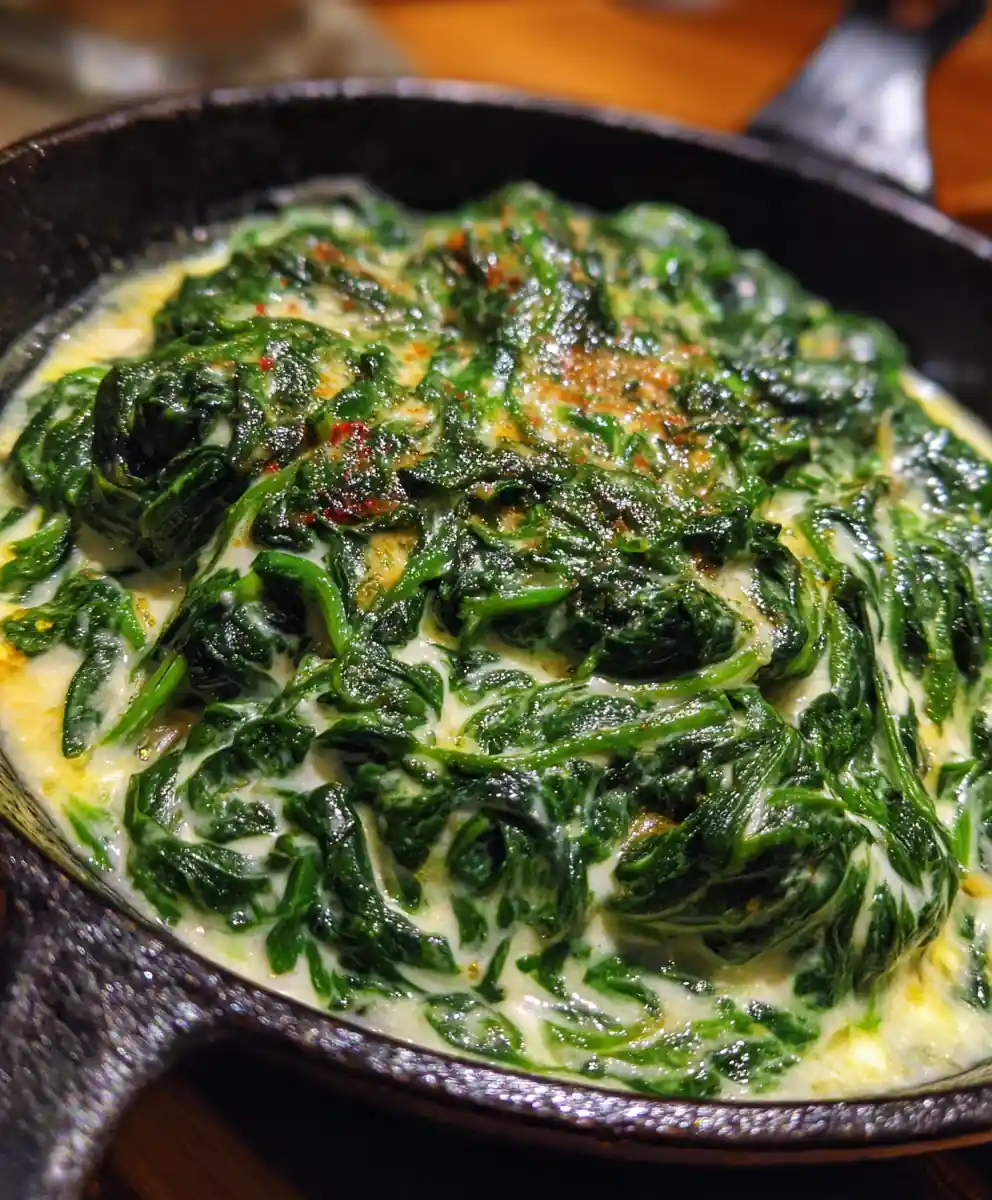 ruth chris creamed spinach recipe Emerald Skillet Swirl