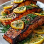 Salmon Steak Recipe Char Lines With Citrus Yellow 1761528734.9245846