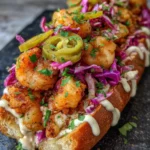 Shrimp Po Boy Recipe Creole Slaw And Pickle Ribbons 1760372615.9283702