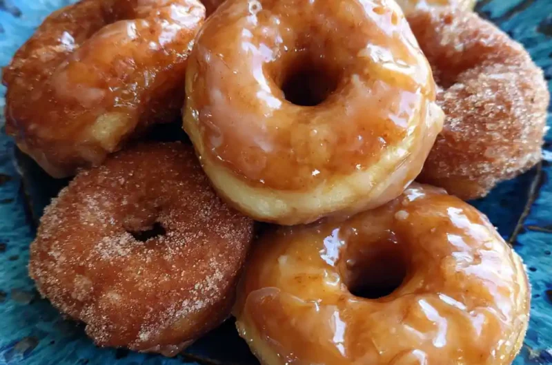 Sourdough Donut Recipe Cinnamon Sugar With Amber Glaze 1761530671.9558117