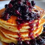 Sourdough Pancake Recipe Blueberry Compote Top 1760717135.9887002